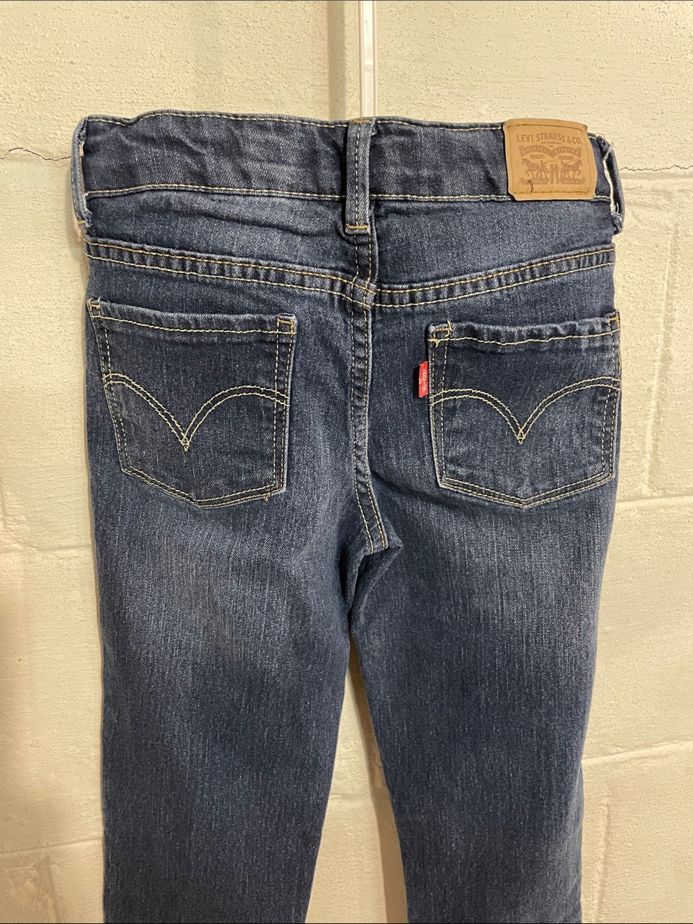 Levi's 8 Reg Girls Dark Indigo Skinny Jeans